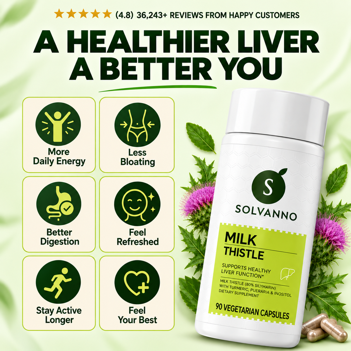 SOLVANNO™ Milk Thistle Support