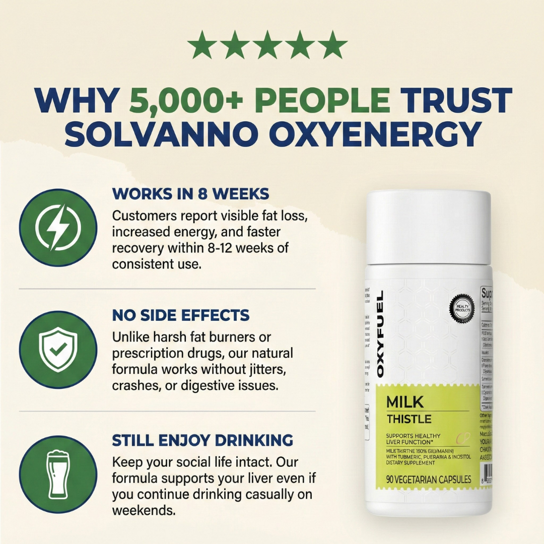 SOLVANNO™ Milk Thistle Liver Detox & Colon Cleanse