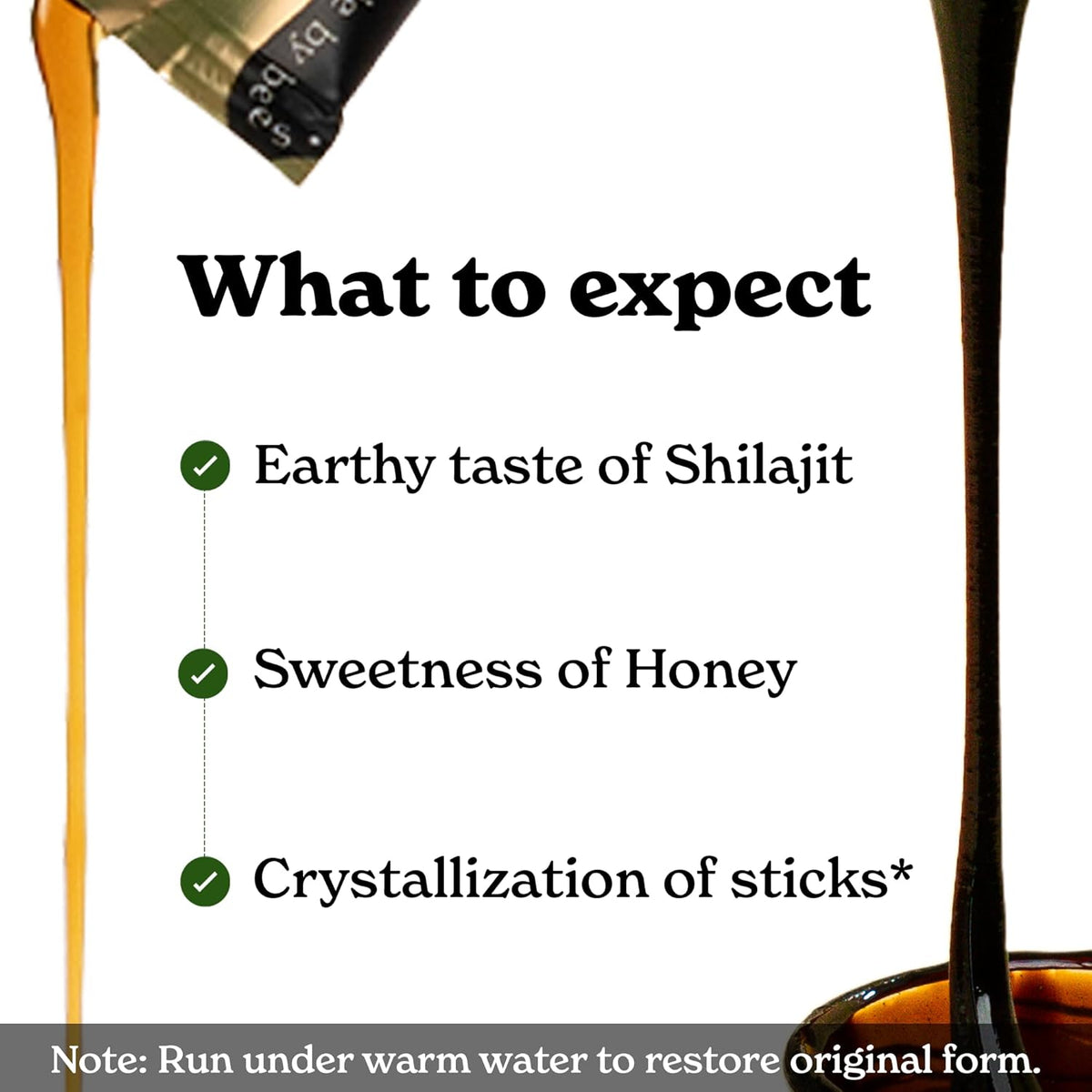 Pure Shilajit Honey Sticks