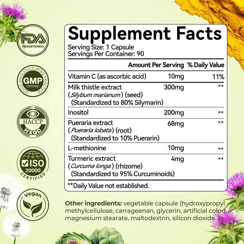 SOLVANNO™ Milk Thistle Liver Detox & Colon Cleanse